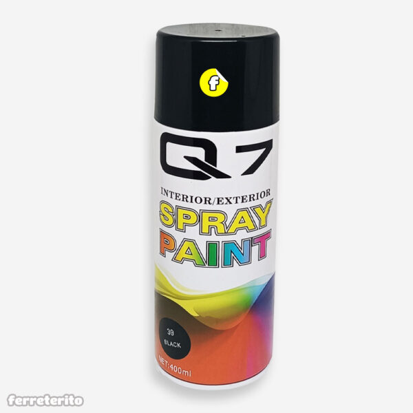Pintura Spray Negro Brillante Q7