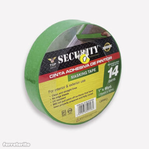 Tirro de Papel Verde 1″ x 42 metros SECURITY (A136-KD2545C)