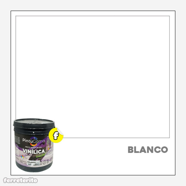 Pintura Caucho 1 Galon BLANCO Vinilica PINTUGAMA