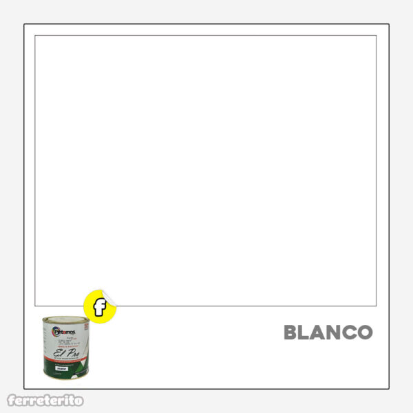 Pintura Esmalte Sintetico 1/4GL Blanco PINTEMOS MEJOR