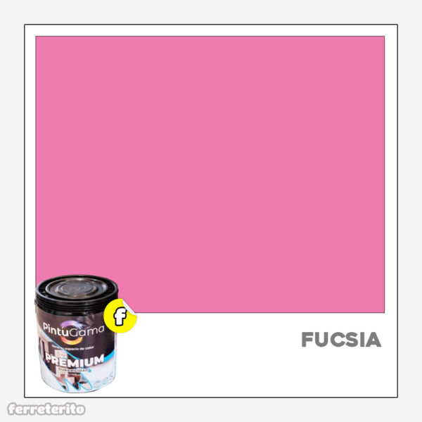 Pintura Caucho Galon FUCSIA Premium PINTUGAMA