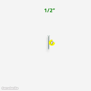 Tornillo Autorroscante Cabeza Plana Zincado 1/2″