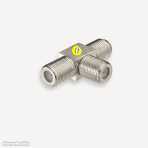 Tee Enroscable para Cable Coaxial