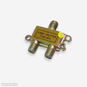 Splitter Divisor de Señal Coaxial 2 Vias 5-900Mhz