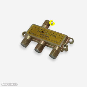 Splitter Divisor de Señal Coaxial 3 Vias 5-900Mhz