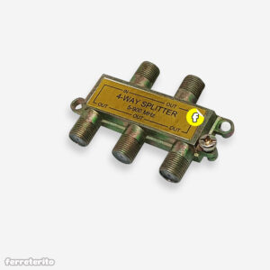 Splitter Divisor de Señal Coaxial 4 Vias 5-900Mhz