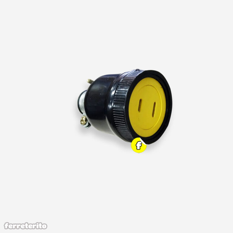 Enchufe Hembra 110v Goma y Vinil sin toma de Tierra - Ferreterito Margarita