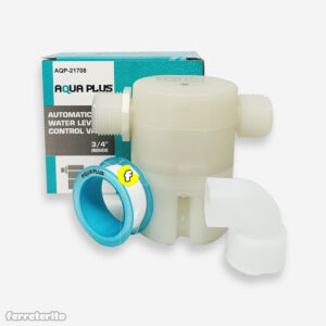 Valvula Flotante 3/4″ para Control del Nivel de Agua AQUA PLUS