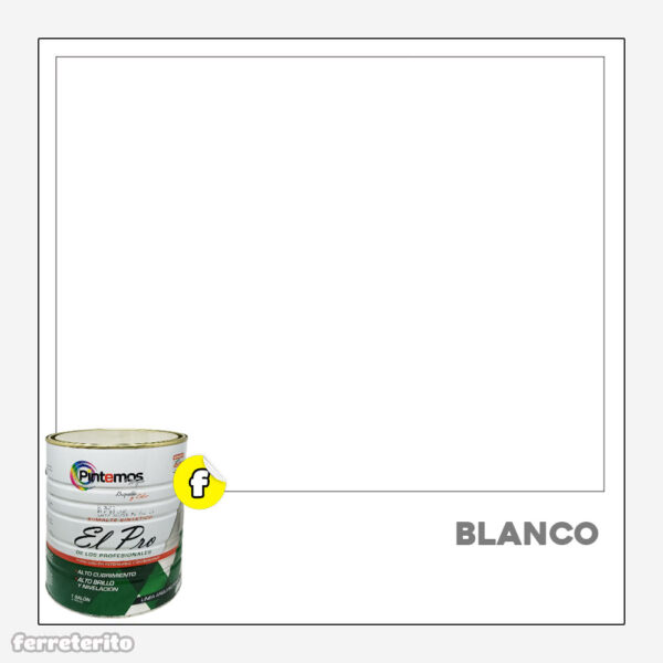 Pintura Esmalte Sintetico 1 Galon Blanco PINTEMOS MEJOR