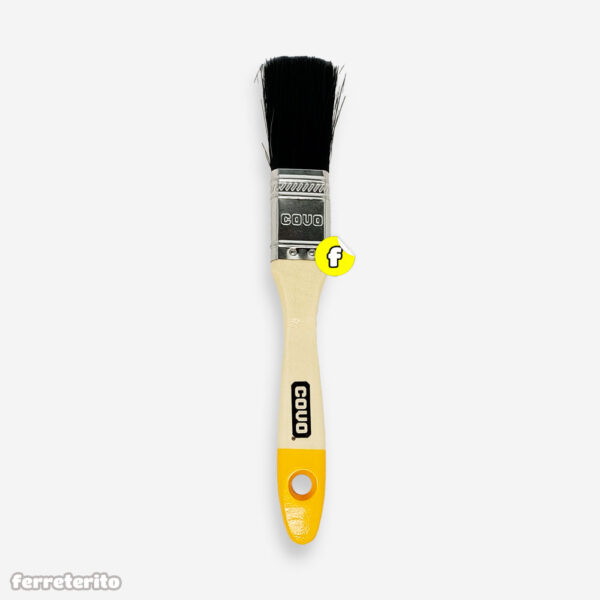 Brocha 1" Mango de Madera COVO (CV-PRW-1B)