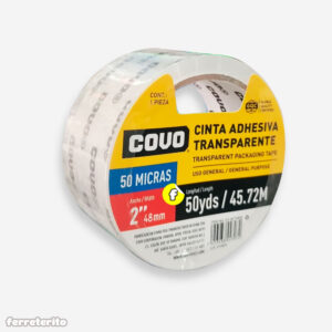 Tirro de Embalar Transparente 2″ x 45.72m COVO (CV-SCT4850)