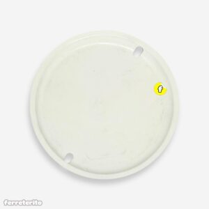 Tapa Ciega Redonda Plastica Blanco para Cajetin Octogonal