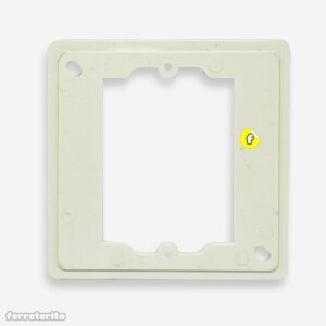 Tapa Marco Reductor de 4×4 a 4×2 Plastico Blanco para Cajetin