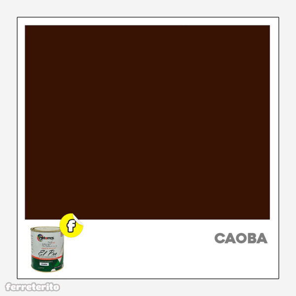 Pintura Esmalte Sintetico 1/4GL Caoba PINTEMOS MEJOR