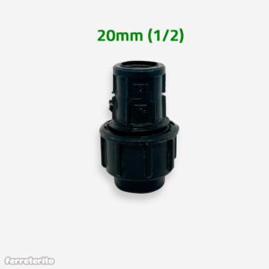 Adaptador Hembra 20mm 1/2″ para Manguera de Riego