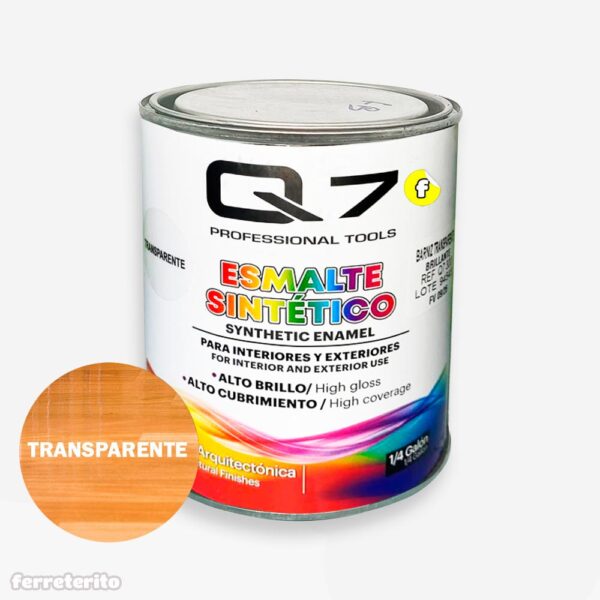 Barniz Transparente 1/4 Galon Q7