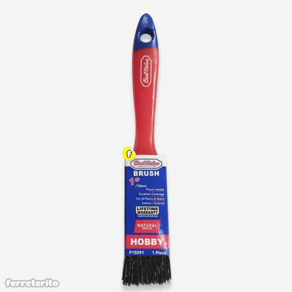 Brocha 1″ Mango Plastico BESTVALUE