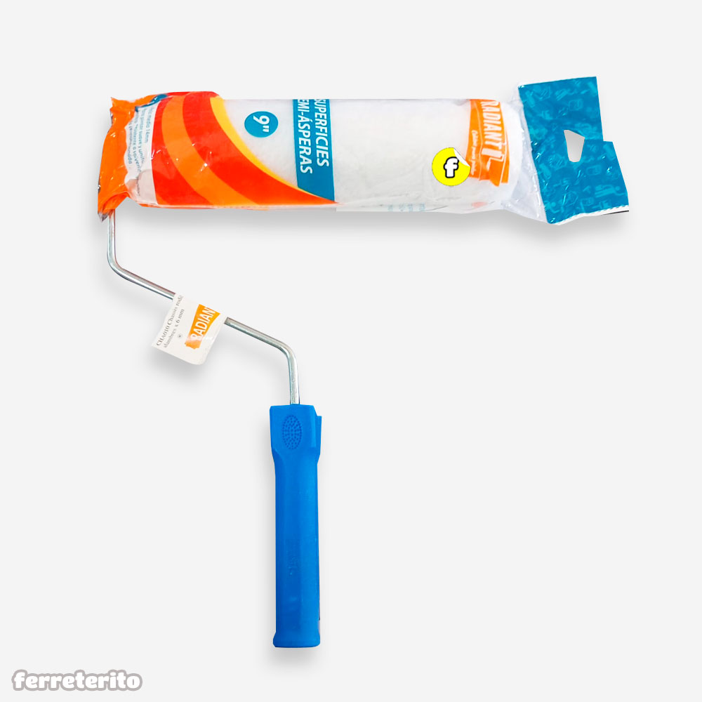 Mango de Rodillo con Funda 9″ para Superficie Semi Aspera RADIANT (FUN071)