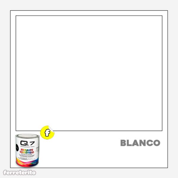 Pintura Esmalte 1/4GL Blanco Q7