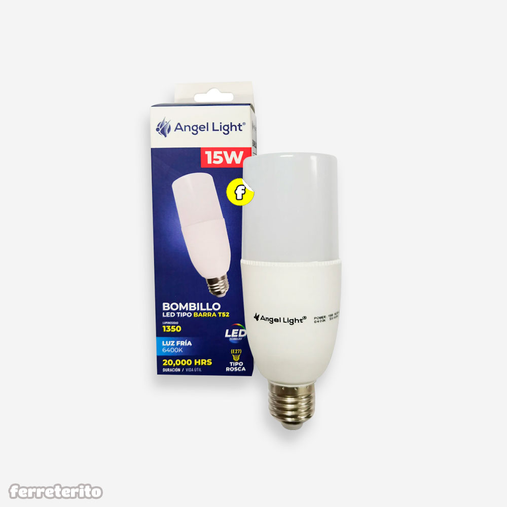 Bombillo LED 15W Tipo Bala 110v-220v ANGEL LIGHT (A105-WSH-15W)