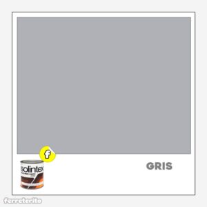 Pintura Esmalte 1/4GL Gris SOLINTEX