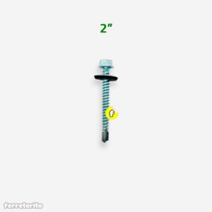 Tornillo para Techo Cabeza Hexagonal 2″