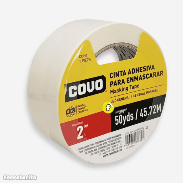 Tirro de Papel 2″ x 45.72 metros COVO (CV-MST5050)