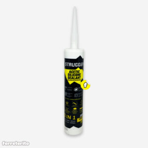 Silicon NEGRO Antihongos Para Vidrio Y Aluminio 300ml STRUGGER (8005102)
