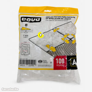 Niveladores para Porcelanato Ceramica 1mm 100 Piezas (CV-TLB-1MM)