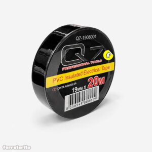 Teipe Electrico Negro Grande 20m Q7