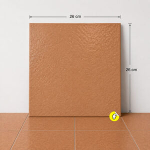 Ceramica Tipo Terracota HUMOCARO 26cm x 26cm Acabado Brillante 16 Piezas