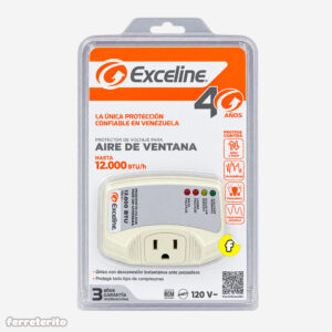 Protector de Voltaje para Aires de Ventana hasta 12mil BTU 110V 60A Enchufable EXCELINE (GSM-AV12)